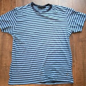 Guess Blue and Black Short Sleeve Tee